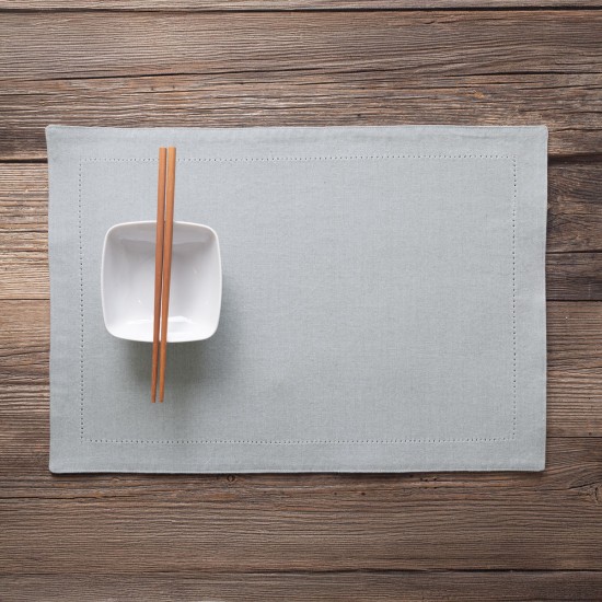 INEZ - ΤΡΑΠΕΖΟΜΑΝΤΗΛΟ ME ΑΖΟΥΡ ΓΚΡΙ ΣΟΥΠΛΑ (30X50)