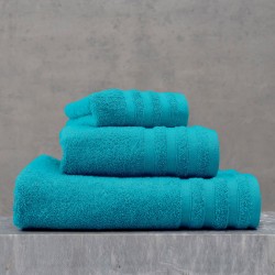 LAGOON - ΠΕΤΣΕΤΑ 100% ΒΑΜΒΑΚΙ ΠΕΝΙΕ 470GSM ΤΙΡΚΟΥΑΖ ΣΕΤ 5 ΤΕΜΑΧΙΩΝ (2 40X60, 2 50X90, 1 70X140)
