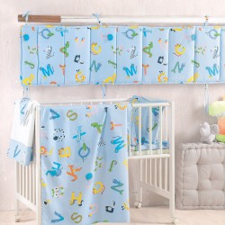 LETTERLAND ΜΠΛΕ - ΣΕΤ ΠΑΠΛΩΜΑΤΟΘΗΚΗ ΒΡΕΦΙΚΗ 2 ΤΕΜ.