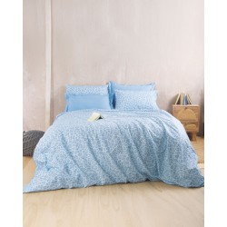 NALA ΜΠΛΕ - ΣΕΤ ΣΕΝΤΟΝΙΑ NOVA KING SIZE (270Χ290)