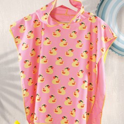 DUCK ΡΟΖ - ΠΑΙΔΙΚΟ ΠΟΝΤΣΟ ΘΑΛΑΣΣΗΣ