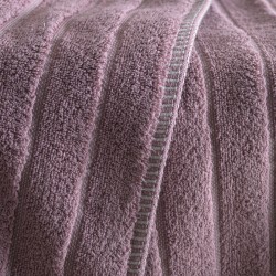 PYRAMID - ΠΕΤΣΕΤΑ 100% ΒΑΜΒΑΚΙ ZERO TWIST 530GR ΜΟΒ ΜΠΑΝΙΟΥ (70X140)