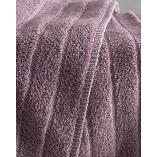 PYRAMID - ΠΕΤΣΕΤΑ 100% ΒΑΜΒΑΚΙ ZERO TWIST 530GR ΜΠΕΖ ΣΕΤ 3 ΤΕΜΑΧΙΩΝ (30X50, 50X90, 70X140) ΣΕ ΚΟΥΤΙ