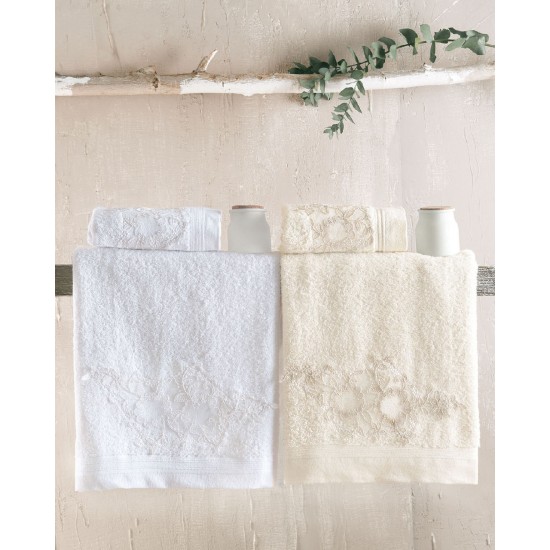 RHEA ΛΕΥΚΟ - ΣΕΤ ΠΕΤΣΕΤΕΣ 3ΤΕΜ. ΜΟΤΙΦ RHEA ΛΕΥΚΟ - ΣΕΤ ΠΕΤΣΕΤΕΣ 3ΤΕΜ. ΜΟΤΙΦ