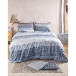 ROBIN ΜΠΛΕ - ΣΕΤ ΣΕΝΤΟΝΙΑ NEXT ΥΠΕΡΔΙΠΛΟ ΜΕ ΛΑΣΤΙΧΟ (230X260, 165X205+25)