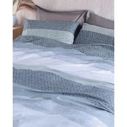 ROBIN ΜΠΛΕ - ΣΕΤ ΣΕΝΤΟΝΙΑ NEXT ΥΠΕΡΔΙΠΛΟ ΜΕ ΛΑΣΤΙΧΟ (230X260, 165X205+25)