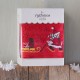 CHRISTMAS TERRY GIFT SET (4 ΧΙΟΝΑΝΘΡΩΠΟΣ) ΚΟΚΚΙΝΟ-ΚΟΚΚΙΝΟ ΧΕΡΙΩΝ 2Χ(30Χ50)