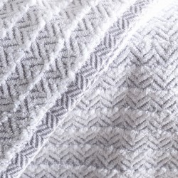 THIVA - ΠΕΤΣΕΤΑ 100% ΒΑΜΒΑΚΙ ZERO TWIST 500GR ΛΕΥΚΟ ΧΕΡΙΩΝ (30X50)