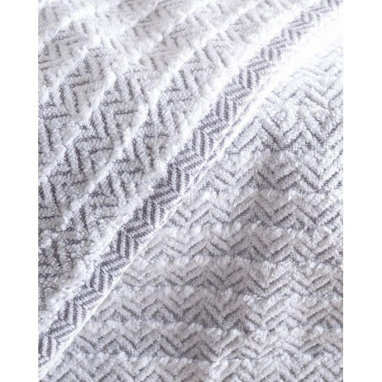 THIVA - ΠΕΤΣΕΤΑ 100% ΒΑΜΒΑΚΙ ZERO TWIST 500GR ΠΟΥΔΡΑ ΧΕΡΙΩΝ (30X50)