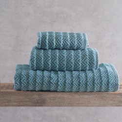 THIVA - ΠΕΤΣΕΤΑ 100% ΒΑΜΒΑΚΙ ZERO TWIST 500GR ΠΕΤΡΟΛ ΣΕΤ 3 ΤΕΜΑΧΙΩΝ (30X50, 50X90, 70X140) ΣΕ ΚΟΥΤΙ