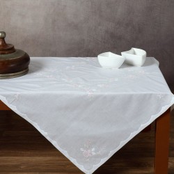 Silk Fashion Χειροποίητο Τραπεζομάντηλο 009 (180Cm X 180Cm) Οπαλίνα