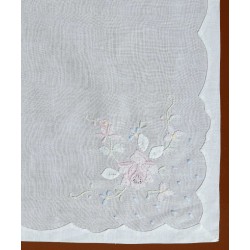 Silk Fashion Χειροποίητο Τραπεζομάντηλο 009 (180Cm X 180Cm) Οπαλίνα