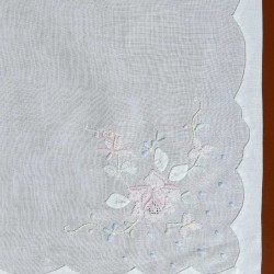 Silk Fashion Χειροποίητο Τραπεζομάντηλο 009 (180Cm X 180Cm) Οπαλίνα