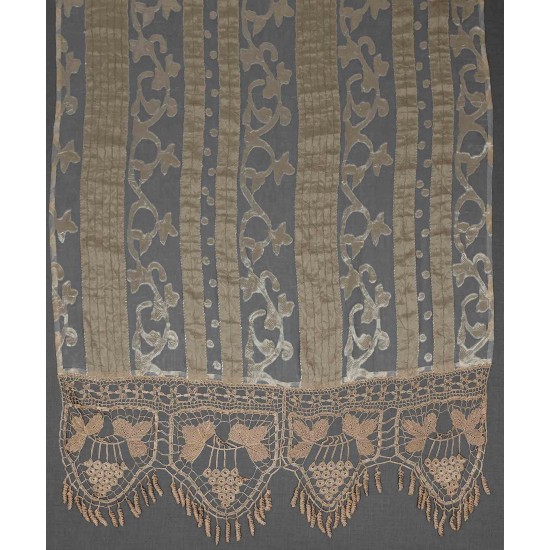 κουρτίνα 014 (160cm X 160cm) Ecru με τιράντα