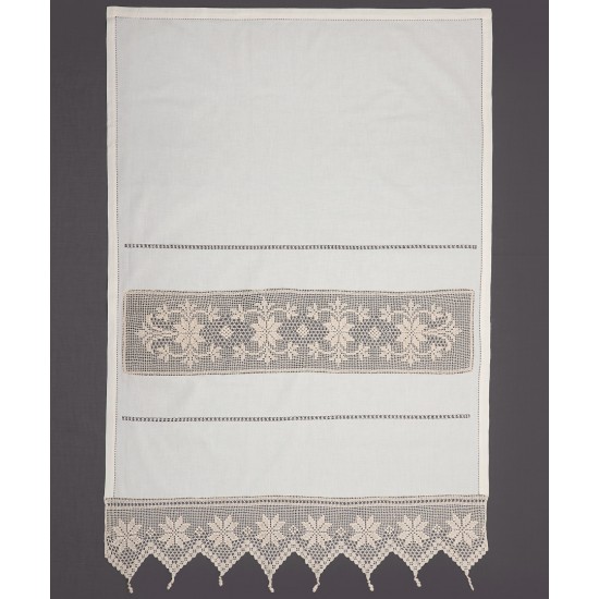 κουρτίνα 021 (90cm X 130cm) Ecru με τούνελ