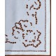 Silk Fashion Χειροποίητο Κοφτό Τραπεζοκαρέ 02 (140Cm X 140Cm) Λευκό