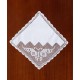 Silk Fashion Χειροποίητο Κοφτό Καρέ 07 (90Cm X 90Cm) Λευκό