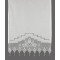 κουρτίνα 075 (50cm X 100cm) λευκό με τούνελ