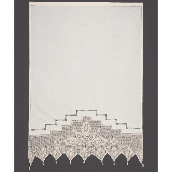 κουρτίνα 075 (50cm X 100cm) Ecru με τούνελ
