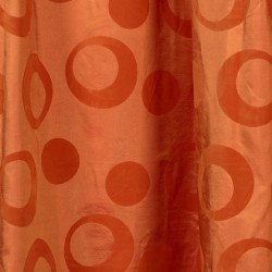Κουρτίνα 082 (300cm X 275cm) με τρέσα πορτοκαλί