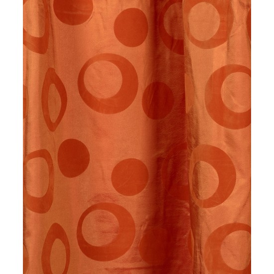 Κουρτίνα 082 (300cm X 275cm) με τρέσα πορτοκαλί