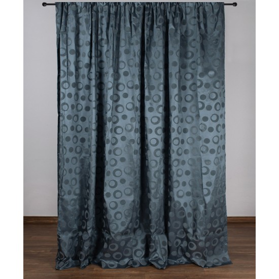Κουρτίνα 082 (300cm X 275cm) με τρέσα ραφ