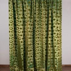 Κουρτίνα 082 (300cm X 275cm) με τρέσα λαχανί