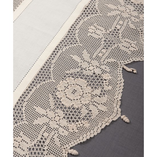 κουρτίνα 097 (50cm X 100cm) Ecru με τούνελ