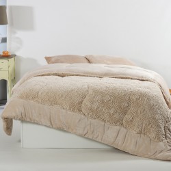 Κουβερτοπάπλωμα Pv Plush (240cm X 260cm) Cream
