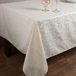 Ζακάρ τραπεζοκαρέ 1010 (135cm X 135cm) μπέζ