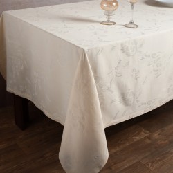 Ζακάρ τραπεζομάντηλο 10190 (140cm X 140cm) μπέζ