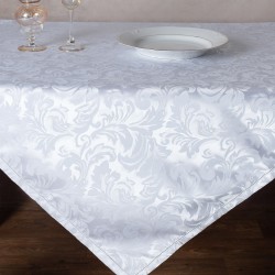 Ζακάρ τραπεζομάντηλο 107147 (140cm X 140cm) λευκό