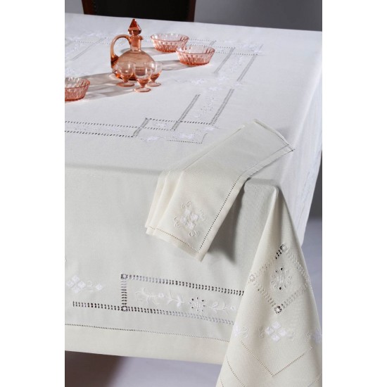 Silk Fashion Χειροποίητο Τραπεζομάντηλο 11045 (170Cm X 220Cm)