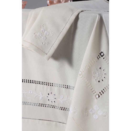 Silk Fashion Χειροποίητο Τραπεζομάντηλο 11045 (170Cm X 220Cm)