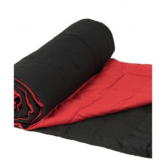 Silk Fashion Πάπλωμα (220Cm X 240Cm) 11053 Μαύρο/Κόκκινο