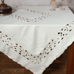 Silk Fashion Τραπεζομάντηλο Μηχανής Κοφτό (150Cm X 250Cm) 110 Μπέζ