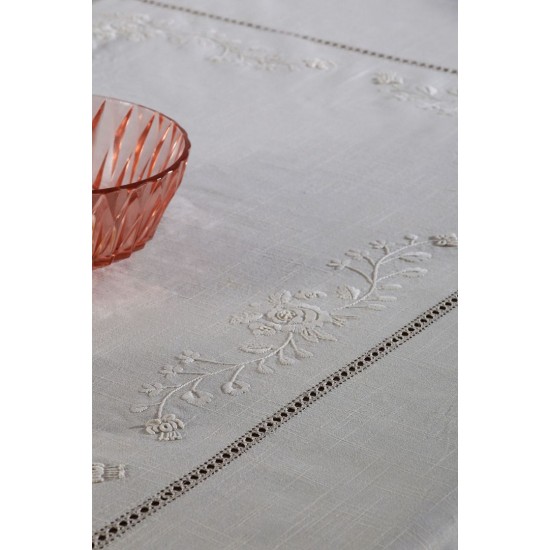 Silk Fashion Χειροποίητο Τραπεζομάντηλο 11676 (140Cm X 180Cm)
