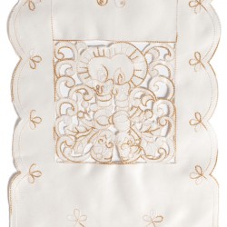 Τραβέρσα χριστουγεννιάτικη 1180 (30cm X 140cm) Ivory