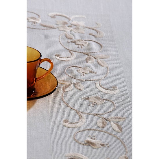 Silk Fashion Χειροποίητο Τραπεζομάντηλο 1218 (170Cm X 270Cm)