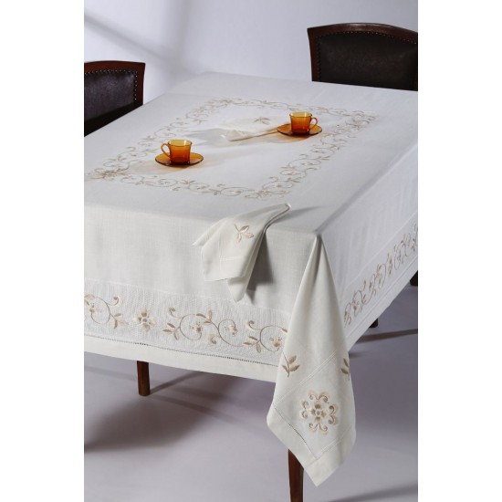 Silk Fashion Χειροποίητο Τραπεζομάντηλο 1218 (170Cm X 220Cm)
