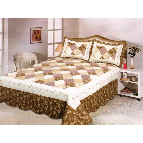 Silk Fashion Κουβερλι Σετ (160Cm X 220Cm + 1 X 50Cm X 70 Cm) 13-052
