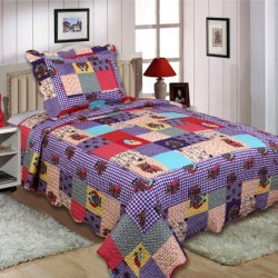 Silk Fashion Κουβερλι Σετ (160Cm X 220Cm + 1 X 50Cm X 70Cm) 13-74