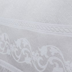 Ζακάρ τραπεζομάντηλο 1385 (154cm X 213cm) λευκό