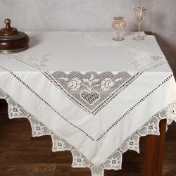 Χειροποίητο τραπεζομάντηλο 1460 (170cm X 350cm) μπέζ