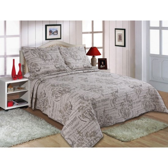 Silk Fashion Κουβερλι Σετ (220Cm X 240Cm + 2 X 50Cm X 70Cm) 1511-40