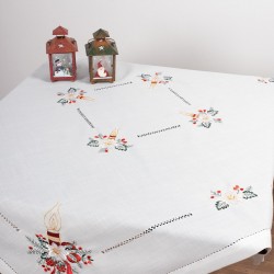 χριστουγεννιάτικο τραπεζοκαρέ (140cm X 140cm) 1538-1539