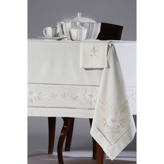 Silk Fashion Χειροποίητο Τραπεζομάντηλο 1558 (170Cm X 220Cm)