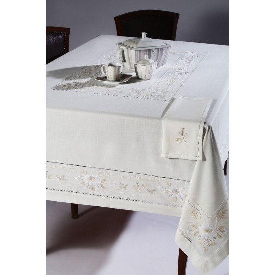 Silk Fashion Χειροποίητο Τραπεζομάντηλο 1558 (170Cm X 220Cm)