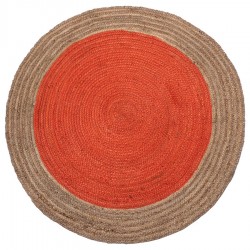 Χαλί γιούτα 1705 (120cm) Teracotta