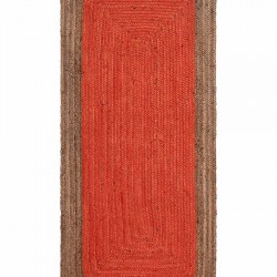 Χαλί γιούτα 1708 (70cm X 160cm) Teracotta